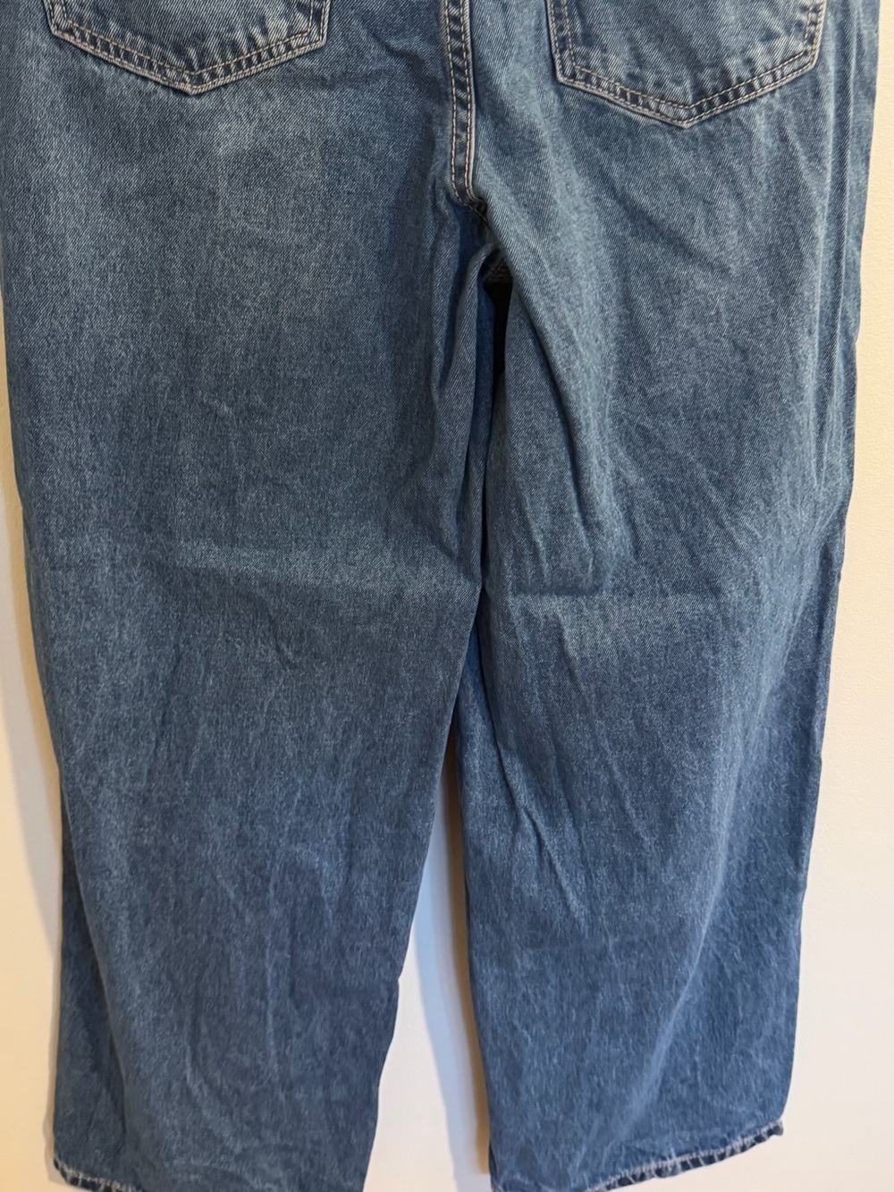 H&M Divided High Waist Wide Leg Ankle Jeans - 6 - Picture 10 of 11